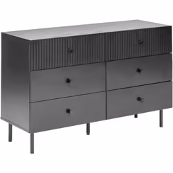 Meuble de rangement moderne avec tiroirs. Cette commode minimaliste est un complément simple mais élégant à toute chambre à c ...