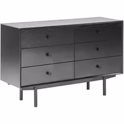 Meuble de rangement moderne avec tiroirs. Cette commode moderne offre un design simple et élégant qui convient parfaitement à ...