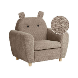 Fauteuil pour enfants en bouclé marron MARIBO