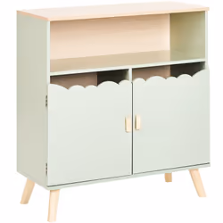 Meuble d'appoint avec étagère. Ce charmant buffet ajoute de l'espièglerie et du style à toute chambre d'enfant. Fabriqué en M ...