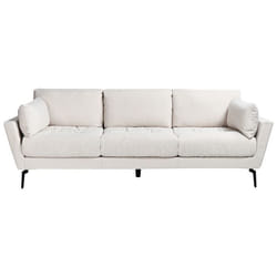 Canapé NENOLA Tissu Beige clair 4 places