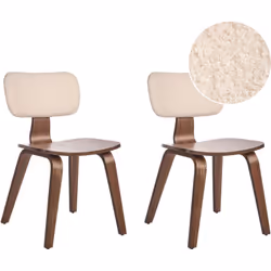 Lot de 2 chaises de salle à manger de style moderne. Ces chaises élégantes ajouteront une touche de charme moderne du milieu  ...