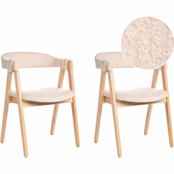 Lot de 2 chaises de salle à manger de style traditionnel. Ces chaises au design intemporel, qui associent un cadre en bois cl ...