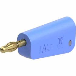 enquête 32 A bleu description Empilable, Ø 4 mm, avec MULTILAM à ressort pour le montage automatique de câbles de mesure. Con ...