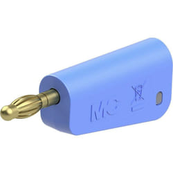 LQ-4A-39 Fiche mâle de laboratoire mâle ø de la broche: 4 mm bleu 1 pc(s) D662392 - Stäubli