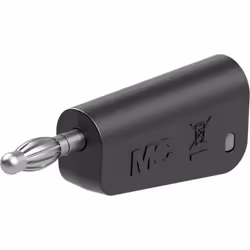 enquête 19 A noir description Empilable, Ø 4 mm, avec MULTILAM à ressort pour le montage automatique de câbles de mesure. Con ...