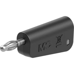 LQ-4N-30 Fiche mâle de laboratoire mâle ø de la broche: 4 mm noir 1 pc(s) D662702 - Stäubli