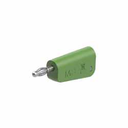 Description Empilable, Ø 4 mm, avec ressort MULTILAM pour l'auto-assemblage de câbles de test. Connecteur à souder. 19 A Vert