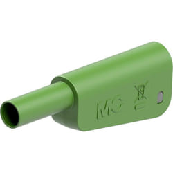 SLQ-4N-46 Fiche banane de sécurité mâle ø de la broche: 4 mm vert 1 pc(s) D662222 - Stäubli