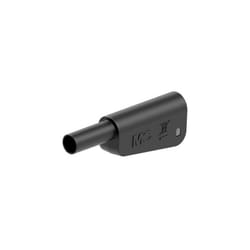 Stäubli - SLM-4N-46 fiche banane de sécurité mâle ø de la broche: 4 mm noir 1 pc(s) 66.2024-21