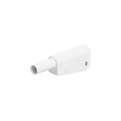 SLM-4N-46 fiche banane de sécurité mâle ø de la broche: 4 mm blanc 1 pc(s) 66.2024-29 - Stäubli