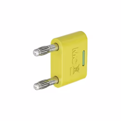 STÄUBLI KS-4N-19 VERBINDUNGSPRISE MÂLE VERDE, JAUNE STIFT-Ø: 4MM STIFTABSTAND: 19MM 1 PC(S)
