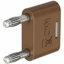 enquête 32 A marron description Isolé, Ø 4 mm, en laiton. Connecteur avec technologie de contact MULTILAM à ressort. Avec poi ...