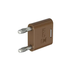 Stäubli - KS2-4N-19 fiche de liaison marron ø de la broche: 4 mm écartement entre les broches: 19 mm 1 pc(s) 64.4010-27