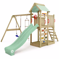 Description générale Le Wickey MultiFlyer est une aire de jeux captivante qui stimule l'imagination des enfants. Avec ses hél ...