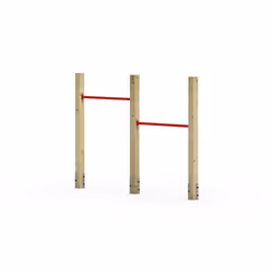 WICKEY Barre de gymnastique double avec barres fixes Aire de jeux Wickey FIT Tumble 302