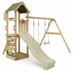 Le plus important AMUSEMENT DANS LE JARDIN : KiwiKey Kick (plateforme de 120 cm) avec toboggan, jeu d’eau, balançoire, bac à  ...
