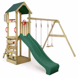 Le plus important AMUSEMENT DANS LE JARDIN : KiwiKey Kick (plateforme de 120 cm) avec toboggan, jeu d’eau, balançoire, bac à  ...
