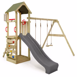 Le plus important AMUSEMENT DANS LE JARDIN : KiwiKey Kick (plateforme de 120 cm) avec toboggan, jeu d’eau, balançoire, bac à  ...