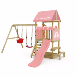 Aire de jeux avec toboggan Wickey DinkyHouse À propos de Wickey DinkyHouse Avec notre aire de jeux polyvalente pour enfants, ...