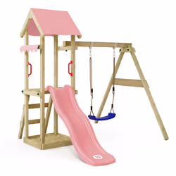 Aire de jeux avec toboggan Wickey TinyWave De joyeuses chansons de marins, un soleil magnifique et les vastes étendues de l'o ...