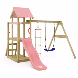 Aire de jeux enfant avec balançoire Wickey TinyPlace Le long de la rivière, des amis découvrent un endroit fantastique - le T ...