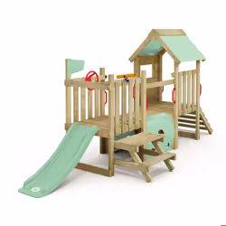 WICKEY Aire de jeux pour jeunes enfants My First Playground 1 vert pastel