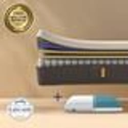 EMMA  Pack Matelas Hybride II 90x190 + Oreiller Original  Mémoire de Forme + Ressorts  MEILLEUR CHOIX Emma  Respiration