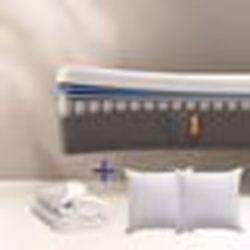 EMMA  Pack Matelas Original II 140x190 + Couette + Oreillers Nuage Essentiel  Ressorts + Mousse à Mémoire de Forme  5 Couches