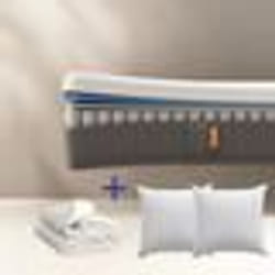 EMMA  Pack Matelas Original II 140x200 + Couette + Oreillers Nuage Essentiel  Ressorts + Mousse à Mémoire de Forme  5 Couches