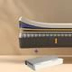 EMMA  Matelas Hybride II 80x200 + Protège-Matelas  Mémoire de Forme + Ressorts  MEILLEUR CHOIX Emma  Dos Apaisé  25cm