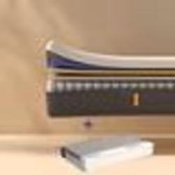 EMMA  Matelas Hybride II 90x200 + Protège-Matelas  Mémoire de Forme + Ressorts  MEILLEUR CHOIX Emma  Dos Apaisé  25cm