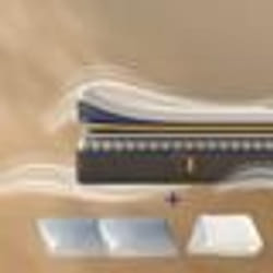 EMMA  Pack Matelas Hybride II Plus 140x190 + Oreiller Nuage Elite + Couette  Mémoire de Forme + Ressorts  Housse Plus Respirante