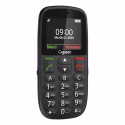 Gigaset GL395 5,59 cm (2.2") 90 g Noir Téléphone pour seniors