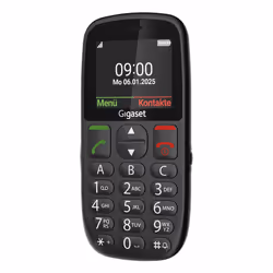 Gigaset GL395 5,59 cm (2.2") 90 g Noir Téléphone pour seniors