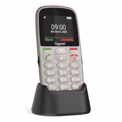Gigaset GL395 5,59 cm (2.2") 90 g Gris Téléphone pour seniors - Vue supplémentaire 6