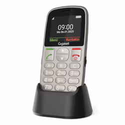 Gigaset GL395 5,59 cm (2.2") 90 g Gris Téléphone pour seniors - Vue supplémentaire 8