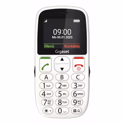 Gigaset GL395, Barre, SIM unique, 5,59 cm (2.2"), 0,3 MP, 800 mAh, Blanc