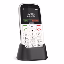 Gigaset GL395 5,59 cm (2.2") 90 g Blanc Téléphone pour seniors - Vue supplémentaire 6