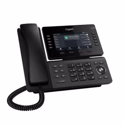 Gigaset P850W IP PRO, Téléphone DECT, Combiné filaire et sans fil, Noir
