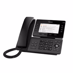 Gigaset P825 IP PRO, Téléphone DECT, Combiné filaire et sans fil, Noir