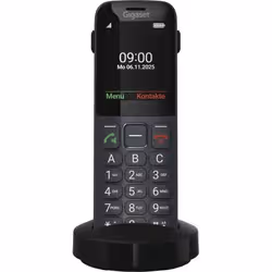 Gigaset Comfort 600 SIM 6,1 cm (2.4") 118 g Noir, Gris - Vue supplémentaire 3