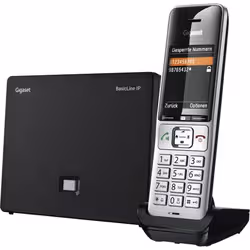 Gigaset BasicLine IP + COMFORT 500HX Téléphone DECT Identification de l'appelant Noir, Argent - Vue supplémentaire 3