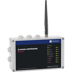 H-tronic - HT200E Récepteur radio 8 canaux Fréquence 868.35 MHz, 869.05 MHz, 869.55 MHz 12 v Portée max. 200 m A421701