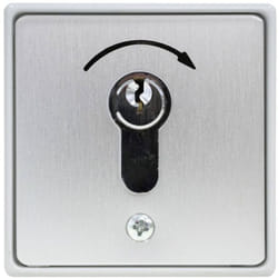 322700 Interrupteur à clé pour motorisation de portail encastré - Kaiser Nienhaus