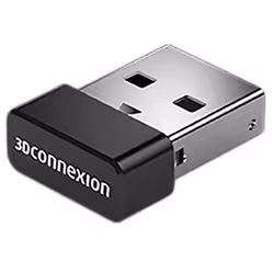 3Dconnexion 3DX-700069, Avec fil, USB, RF sans fil, Noir