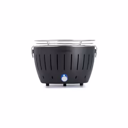LotusGrill G280, Grill, Charbon de bois (combustible), 1 zone(s), 26 cm, Réseau, Anthracite, Gris
