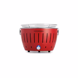 LotusGrill G280, Grill, Charbon de bois (combustible), 1 zone(s), 26 cm, Réseau, Rouge