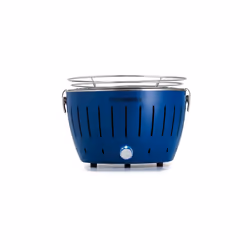 LotusGrill G280, Grill, Charbon de bois (combustible), 1 zone(s), 26 cm, Réseau, Bleu
