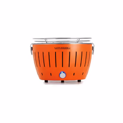 LotusGrill G280, Grill, Charbon de bois (combustible), 1 zone(s), 26 cm, Réseau, Orange